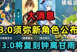 3.0复刻角色最新爆料,全新爆料揭示神秘力量与华丽蜕变